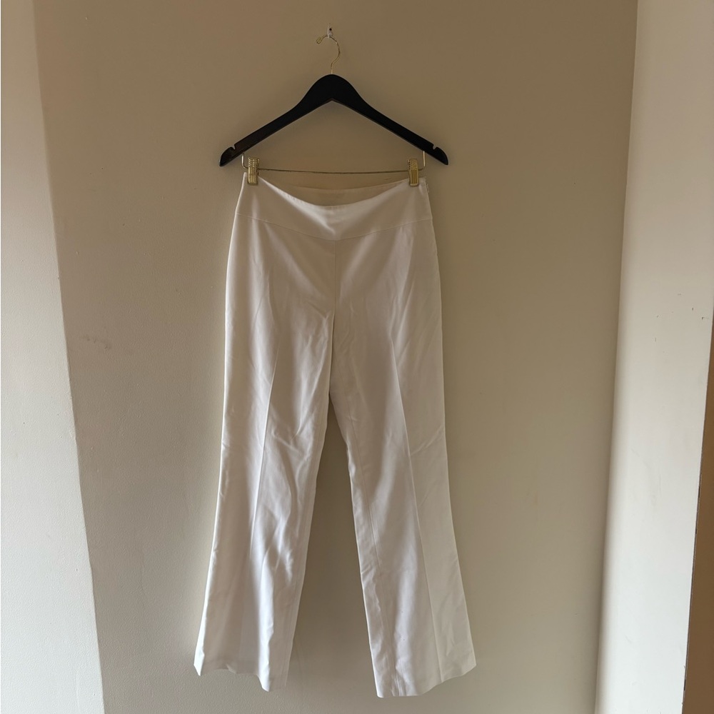 Worthington Ivory Wide-Leg Stretch Trousers